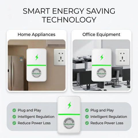 4 Pack Smart Plug Energy Saver For Home And Office US Plug 30KW Load Capacity Durable ABS Overload Protection Easy Plug And Play