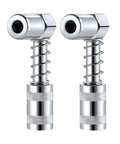 90 Degree Grease Coupler Adapter 2 Pack For Tight Spaces Right Angle Grease Gun Fittings Heavy Duty Automotive Maintenance