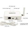 GW3000 Weather Station Gateway With Wi Fi And Ethernet, Built In 3 In 1 Temperature Humidity And Barometric Sensors, SD Card Port shown
