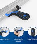 Self Leveling Cement Tool Kit With Spike Roller For Self Leveling Floors handle detail with rubber grip and SUS 304 screws