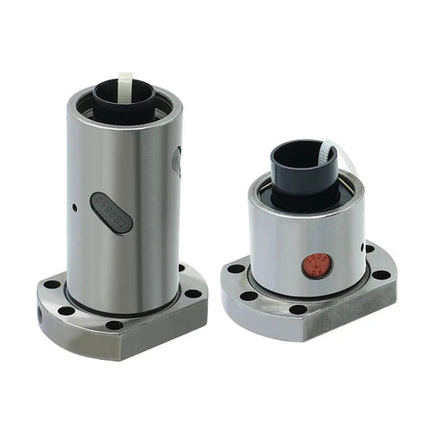 Dope Ball Screw Single Nut Kit For DIY CNC Carving Machine With SFU Series, two metal units on white background