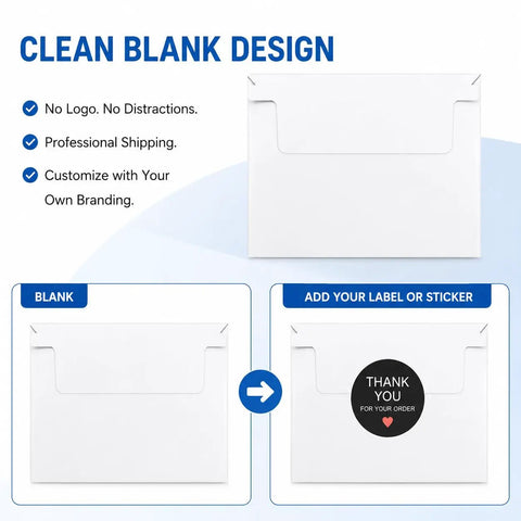 100 Pack Card Shipping Envelopes 7 By 4.35 Inches Self Adhesive Mailers For Trading Cards Fits Toploaders And Semi Rigid Holders
