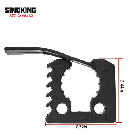 Heavy Duty Rubber Shovel Mount Clamp Fits One And One Eighth To One And One Half Inch Objects Holds Up To Twenty Six Lbs