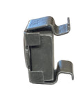 Heavy Duty 10-32 Cage Nuts 25 Pack Black Oxide Snap-In Server Rack Hardware side view of beefy steel fastener