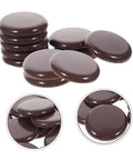 Round self adhesive glide pads in brown, pack of 20, designed to move heavy couches like butter with ease.