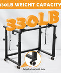 Rock Solid Heavy Duty Keyboard Stand For 49 54 61 88 Keys Gig Ready Adjustable Height And Width Supports Up To 330 Pounds