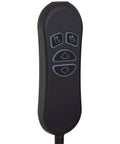 4 Button Lighted Remote Replacement With USB Charging Port For Dual Motor Lift Chair And Power Recliner Model DL SK 109 2 002 Easy Install Durable Build Fits Straight 5 Pin Plugs, black 4-button remote with USB port