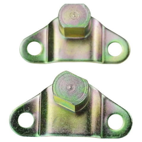 Chevy Silverado Tailgate Hinge Set Of Four Heavy Duty Replacement Hinges For 1999 2007 Silverado, close view of metal finish