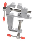 Side view of Mini Bench Vise for Jewelry Making and DIY Repairs, Sturdy Metal Clamp with 36mm Opening
