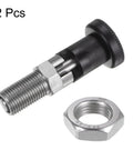 Heavy Duty Stainless Steel Push Fit Ball Nose Spring Plunger M16x1.5 Thread 8mm Pin Self Locking Hardware with nut