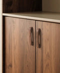 Walnut Wood Drawer Pulls 6 Pack 3.78 Inch 96 mm Cabinet Handles for Kitchen Cabinets Dressers Wardrobes Cupboards and Drawers