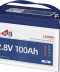 12V 100Ah LiFePO4 Battery With Built In 100A BMS Group 31 Compatible 15,000 Deep Cycles for RVs and Off Grid Solar Systems