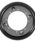 Heavy Duty 9 Inch Lazy Susan Hardware Offering Dead Smooth Ball Bearing Spin, Rock Solid Black Turntable Base view top