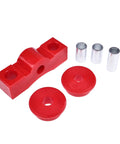 Honda Shifter Stabilizer Bushing Kit For Civic CRX Del Sol 1988 To 2000 1.5L 1.6L SOHC 16V L4 Engines Smooth Shifts And Handling Reduce Slop For Confident Daily Driving, red polyurethane bushings and metal sleeves