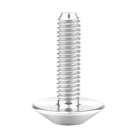 Titanium M5x15mm button head Torx bolt for bicycle or motorcycle use.