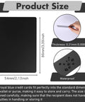 Engraving Aluminum Plates For CNC And Laser Crafting, Multipurpose Metal Sheets, size 86 x 54 x 0.21 mm, black matte finish