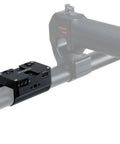 Pro Ring Grip Power Hub for DJI RS2 RS4 RS5 rig on steel frame with visible 5V USB and 14V P Tap outputs