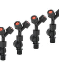 Sprayer Nozzle 0.7 Inch Thread Plastic Nozzle For Water Saving Irrigation And Spraying, Dual Drip Proof Design, Black