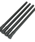 Quick-Release Aluminum Camp Table Legs With Telescoping Design And Stable Feet For On-The-Go Backpacking, Foldable, Lightweight, shown in black