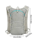 2L Hydration Backpack With Ultra Lightweight Breathable Mesh Reflective Vest And Ergonomic Adjustable Straps For Cycling Skiing Camping Biking