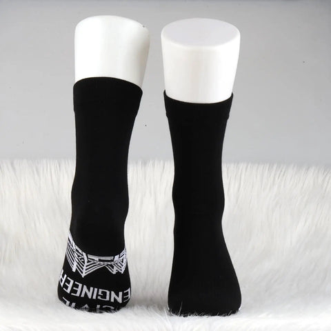 Civil Engineer Socks 2 Pack Unisex Gift For Students And Pros Like A Normal Engineer But Cooler soft cotton crew socks