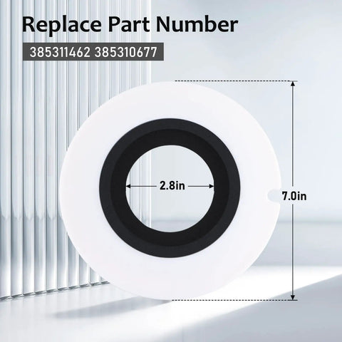 RV Toilet Seal Kit Replacement For Dometic Sealand VacuFlush Toilets 110 111 210 510 Upgraded Bowl Seal Without Drain Holes For Precise Fit No Shifting Easy Install Leak Free Flush, 7.0in 2.8in