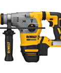 Heavy Duty Cordless 20V Brushless Rotary Hammer Drill Sick Power Bad Boy with side handle for concrete drilling.