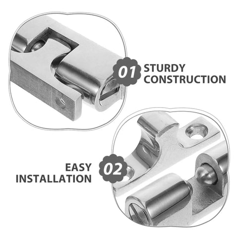 Upgrade Your Boat With These Sleek Stainless Steel Door Catches Perfect For Yacht Cabin Doors, showcasing sturdy construction and easy installation.