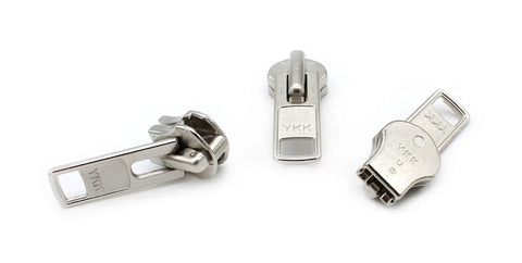 Zip Repair Kit With Metal Aluminum Sliders And Top And Bottom Stops, Assorted Sizes 3, 4.5, 5, And 10, Easy Storage Container, Fix Broken Zippers Fast