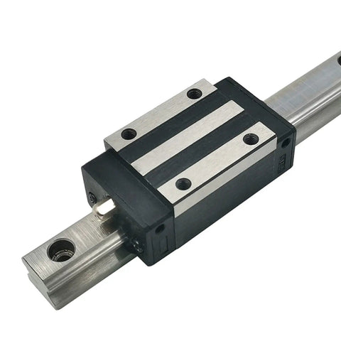 CNC Linear Rail Kit HG15 With Two HGH15 CA Carriages, 40.16 Inch Long 15mm Square Guide Rail For DIY CNC Routers, Built Tough High Strength Steel Sliding Block Set.