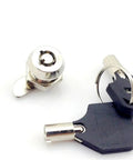 Mini Tubular Cam Lock Set For Light Boxes And Attendance Machines Zinc Alloy Lock With Two Keys And Nut
