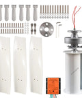 1000W to 6000W Noiseless Vertical Axis Wind Turbine Generator for Marine Use components and rotor blades