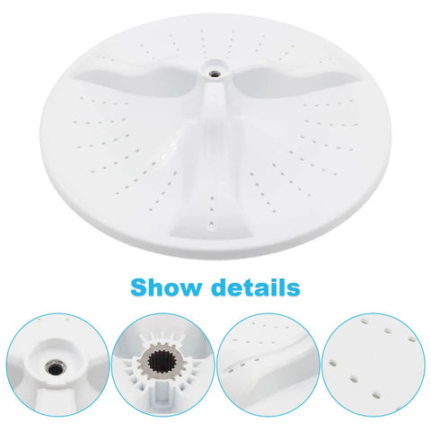 Wash Plate With Cap Replacement for Maytag and Whirlpool Washers Easy Install Replacement Part for Front Load Machines Fits MVWB835DW1 MVWB855DW1 MVWB855DC MVWX655DW2, close-up view
