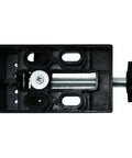 Universal Mini Drill Press Vise Clamp for jewelry DIY projects, top view, aluminum alloy, adjustable clamp 0-2 inches.