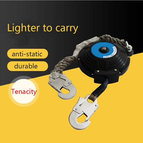 Heavy Duty Self Retracting Lifeline Fall Arrest Device Featuring Retractable Lanyard Webbing For Rock Climbing And Jobsite Safety Portable Antidrop Rope Kit Built Rock Solid Tackles 330 Pounds