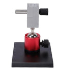 Small Table Vise Clamp With 0-2.48 Inch Grip, 360 Degree Rotatable Workbench Vise, aluminum alloy structure on base shown