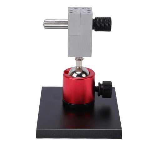 Small Table Vise Clamp With 0-2.48 Inch Grip, 360 Degree Rotatable Workbench Vise, aluminum alloy structure on base shown