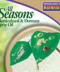 All Seasons Horticultural And Dormant Spray Oil Ready To Spray 32 Oz Three In One Insect Killer Mites And Disease Prevention For Organic Gardening Year Round on packaging with leaf illustration