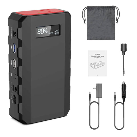 Go To 88Wh Portable Power Station With 24000mAh Battery For Camping And Home Use, 110V/65W AC Outlet, USB QC3.0, DC Output