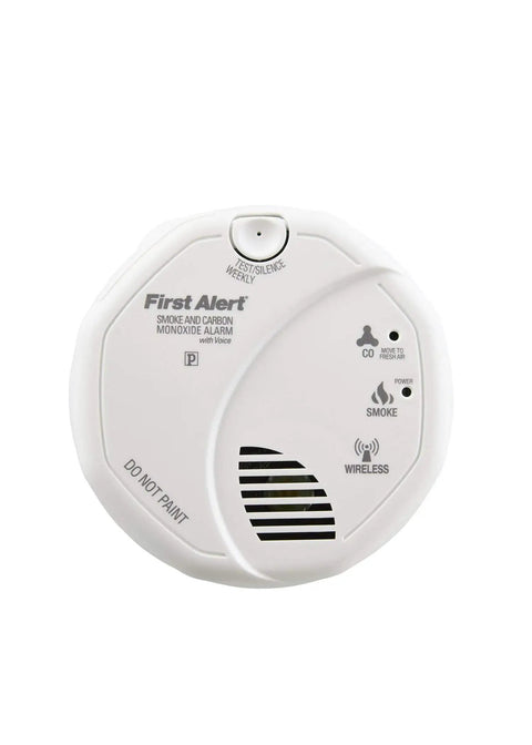 Battery Powered SCO500B Wireless Interconnected Photoelectric Smoke And Carbon Monoxide Alarm With Voice Alerts And Location Sharing