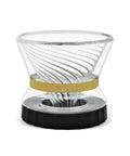 Tornado Duo Pour Over Coffee Dripper Barista Grade With Double Wall Glass Insulated Body Easy To Clean Dripper For Home Or Office 1 To 2 Cups 18 Rib Design Slows Water For Rich Flavor And Smooth Extraction