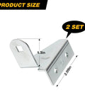 Straight Shooter 76136800 Grinder Bracket metal mount, 2.09in x 1.3in, for Dewalt and Black Decker bench grinders.