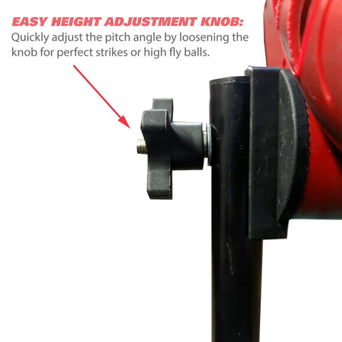 Adjustment knob for Sandlot Four In One Home Batting Cage For Backyard Baseball Practice with steel tubular frame