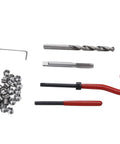 Thread Repair Kit M8x1 25mm With Coil Inserts, Drill Bit, And Hex Wrench, DIY Ready Tool Set For Stripped Threads, Auto Repair, Machinery Maintenance Now with drill, tap, inserts