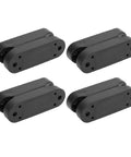 4 Pairs Magnetic Luggage Door Latch And Holder Kit For RV And Travel Trailer Magnetic Door Catch With Mounting Screws Black Finish Easy Install