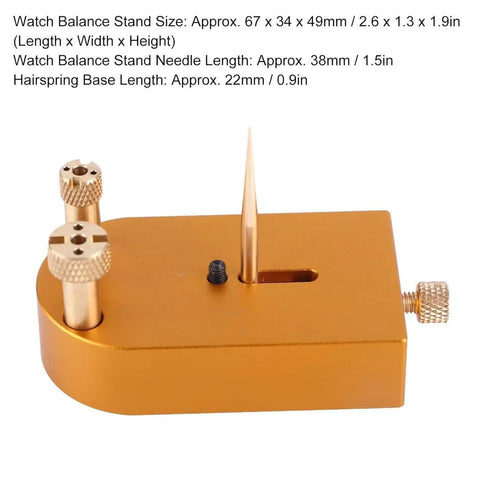 Pro Grade Watch Repair Balance Wheel Bracket Movement Holder for Precision Adjustment, Metal Construction, top view