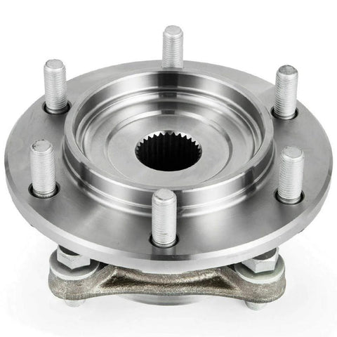 Front Wheel Bearing And Hub Assembly 4WD 6 Lug Replacement Fit Toyota Tacoma 4Runner FJ Cruiser Lexus GX460 GX470 Heavy Duty Hub Bearing Kit With Low Runout And Noise Reduction For A Smooth Ride.