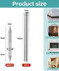 Dual Direction Skirting Nails For Baseboards With Included Sleeve Tool Double Headed Nails Deliver Mark Free Installation