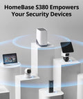 Display of Home Security Hub With 16TB Expandable Local Storage, Edge Security Center For Up To 50 Cameras, No Monthly Fees in setup.