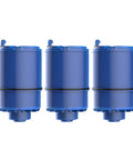 NSF Certified Water Filter Replacement For Pur Faucet Filtration Systems No Fuss Pack Of 3 shown in blue color